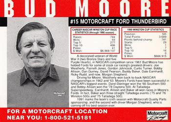 1991 Motorcraft #NNO Bud Moore Back