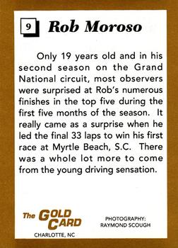 1991 The Gold Card Rob Moroso #9 Rob Moroso Back