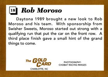 1991 The Gold Card Rob Moroso #18 Rob Moroso Back