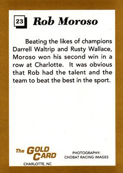 1991 The Gold Card Rob Moroso #23 Rob Moroso Back