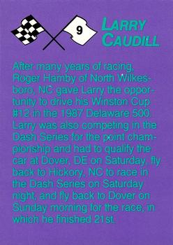 1992 Just Racing Larry Caudill #9 Larry Caudill's car Back