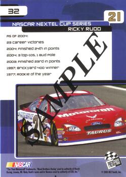 2005 Press Pass Trackside - Beckett Samples #32 Ricky Rudd Back