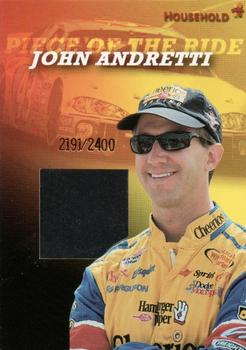 2001-02 Super Shots Sports Piece of the Ride Promos #TC-JA John Andretti Front