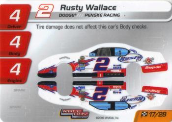 2006 WizKids Race Day CRG #17 Rusty Wallace Front