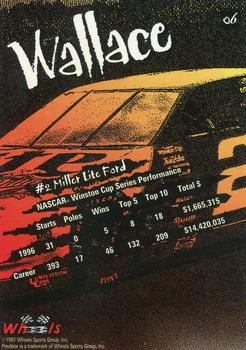 1997 Wheels Predator - Black Wolf #06 Rusty Wallace Back