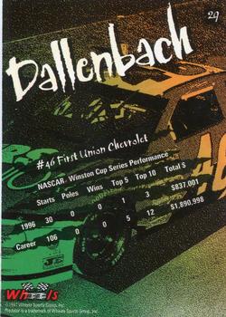 1997 Wheels Predator - Black Wolf #29 Wally Dallenbach Back
