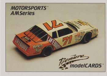 1992 Motorsports Modelcards AM Series - Premiere #29 Dave Marcis' Car Front