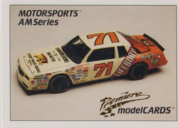 1992 Motorsports Modelcards AM Series - Premiere #30 Dave Marcis' Car Front