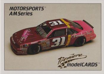 1992 Motorsports Modelcards AM Series - Premiere #32 Brad Teague's Car Front