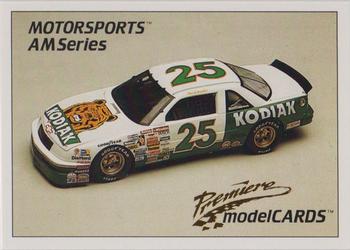 1992 Motorsports Modelcards AM Series - Premiere #60 Ken Schrader's Car Front