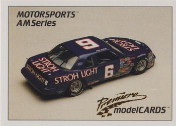 1992 Motorsports Modelcards AM Series - Premiere #79 Mark Martin's Car Front