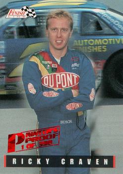 1995 Finish Line - Printer's Proof #120 Ricky Craven Front