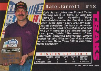 1995 Traks - Silver Foil #18 Dale Jarrett Back