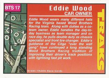 1995 Traks - Behind the Scenes Silver Foil #BTS 17 Eddie Wood Back