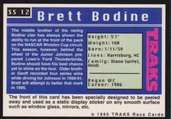 1995 Traks - Series Stars Unpeeled #SS 12 Brett Bodine Back