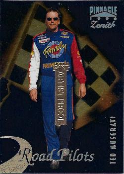 1996 Pinnacle Zenith - 24KT Artist Proof #15 Ted Musgrave Front
