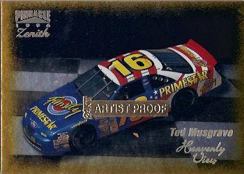 1996 Pinnacle Zenith - 24KT Artist Proof #47 Ted Musgrave's Car Front