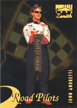 1996 Pinnacle Zenith - 24KT Artist Proof #25 John Andretti Front