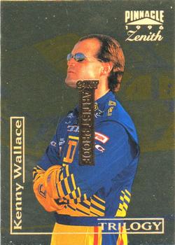 1996 Pinnacle Zenith - 24KT Artist Proof #81 Kenny Wallace Front