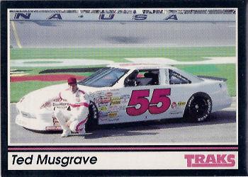 1991 Traks - Glossy #55 Ted Musgrave Front