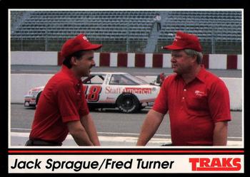 1991 Traks - Glossy #48 Jack Sprague / Fred Turner Front