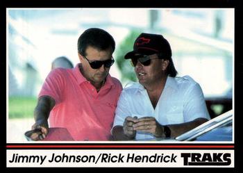 1991 Traks - Glossy #67 Jimmy Johnson / Rick Hendrick Front