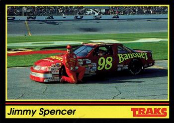 1991 Traks - Glossy #98 Jimmy Spencer Front
