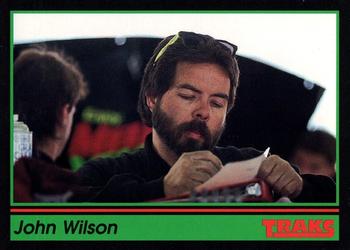 1991 Traks - Glossy #142 John Wilson Front