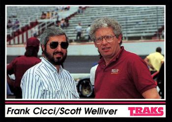 1991 Traks - Glossy #181 Frank Cicci / Scott Welliver Front