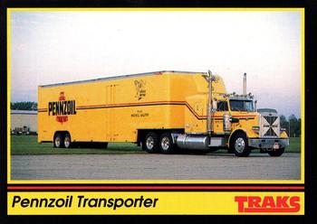 1991 Traks - Glossy #195 Pennzoil Transporter Front