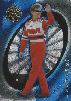 1997 Pinnacle Totally Certified - Platinum Blue #29 John Andretti Front