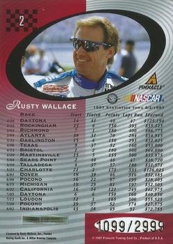 1997 Pinnacle Totally Certified #2 Rusty Wallace Back
