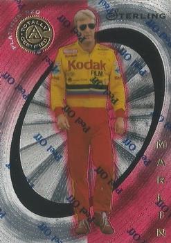 1997 Pinnacle Totally Certified #4 Sterling Marlin Front