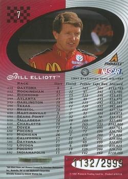 1997 Pinnacle Totally Certified #7 Bill Elliott Back