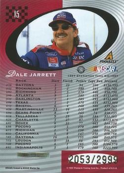 1997 Pinnacle Totally Certified #15 Dale Jarrett Back