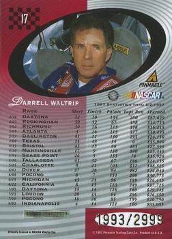 1997 Pinnacle Totally Certified #17 Darrell Waltrip Back