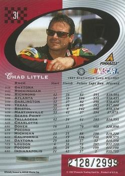 1997 Pinnacle Totally Certified #31 Chad Little Back