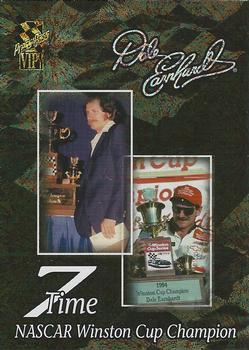 2001 Press Pass VIP - Dale Earnhardt Winston Cup Champion Celebration Foil #DE 1 Dale Earnhardt - 7 Time Champion Front