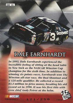 2001 Press Pass Stealth - Dale Earnhardt Championship Season Celebration Foil #DE 15 Dale Earnhardt - 1993 Back