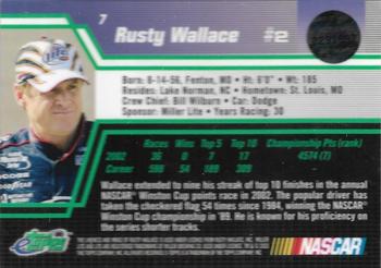 2003 eTopps #7 Rusty Wallace Back
