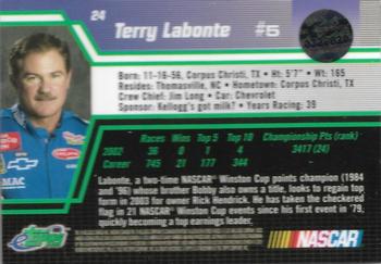 2003 eTopps #24 Terry Labonte Back