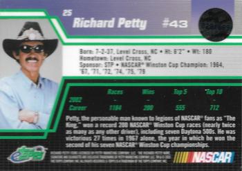 2003 eTopps #25 Richard Petty Back