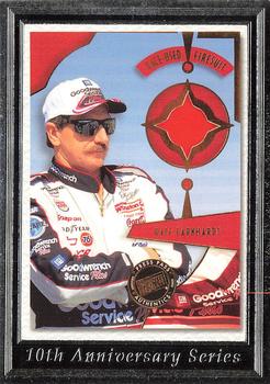 2003 Press Pass Optima - Dale Earnhardt 10th Anniversary #TA 69 Dale Earnhardt / 2002 Press Pass Premium Firesuit #FD 11 Front