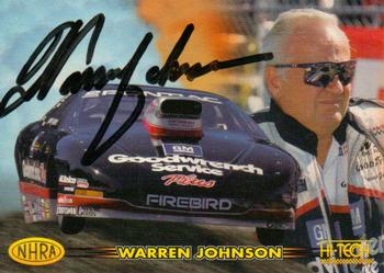 1997 Hi-Tech NHRA - Autographs #HT-31 Warren Johnson Front
