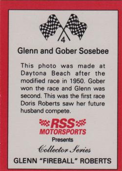1991 RSS Motorsports Fireball Roberts #4 Fireball Roberts/Gober Sosebee Back