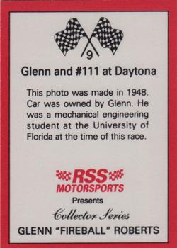 1991 RSS Motorsports Fireball Roberts #9 Fireball Roberts Back
