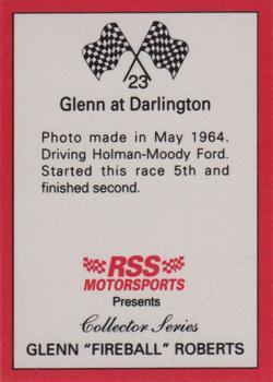 1991 RSS Motorsports Fireball Roberts #23 Fireball Roberts Back