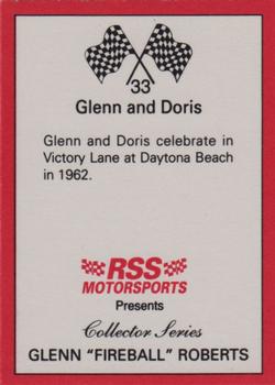 1991 RSS Motorsports Fireball Roberts #33 Fireball Roberts/Doris Roberts Back