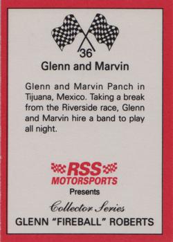 1991 RSS Motorsports Fireball Roberts #36 Fireball Roberts/Marvin Panch Back
