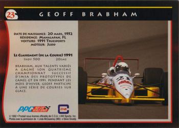 1992 All World Indy - (French) #23 Geoff Brabham Back